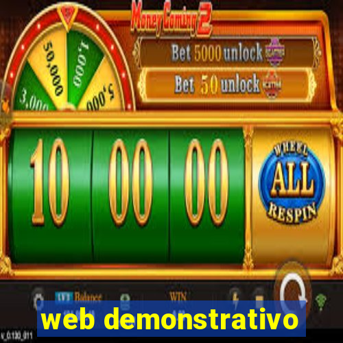 web demonstrativo